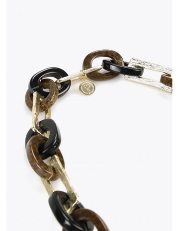 Collier long combiné avec anneaux Lola Casademunt