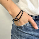 BRACELET-COLLIER 2 en 1 (2 TOURS ADO ET F NOIR ECLAIR)-1