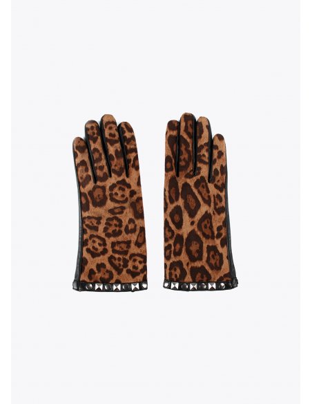 Gants en cuir et cloutés Lola Casademunt