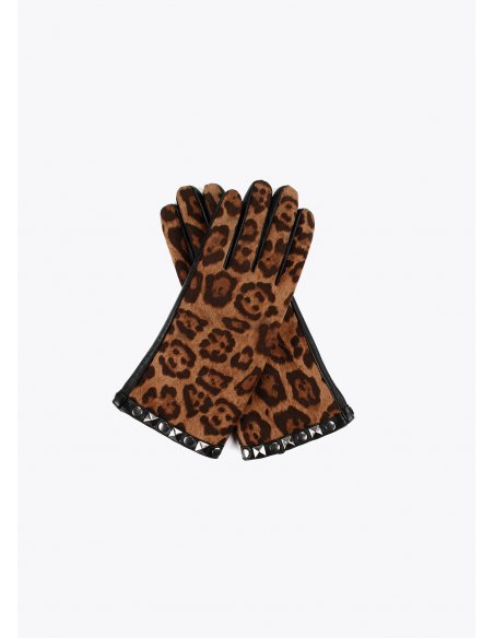 Gants en cuir et cloutés Lola Casademunt