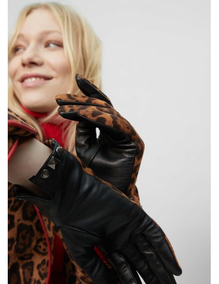 Gants en cuir et cloutés Lola Casademunt