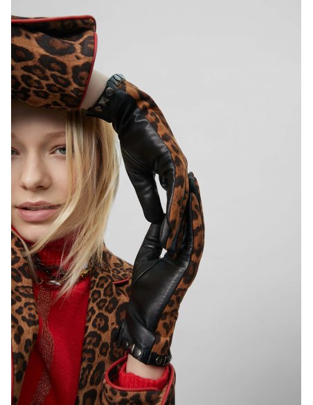 Gants en cuir et cloutés Lola Casademunt