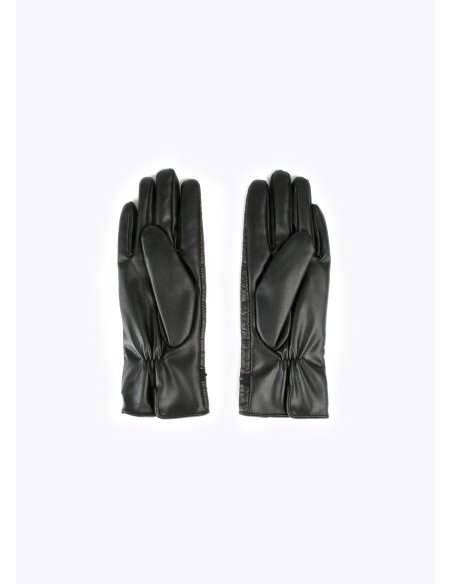 Gants matelassés avec logo et pierres Lola Casademunt