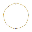 BRACELET-COLLIER 2 en 1 (3 TOURS F GOLD GOLD MILLEFIORI)-3