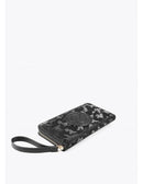 Grand portefeuille noir imprimé camouflage Lola Casademunt-5