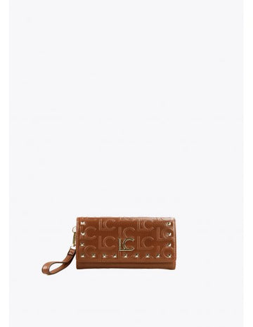 Grand portefeuille LC petits clous camel Lola Casademunt