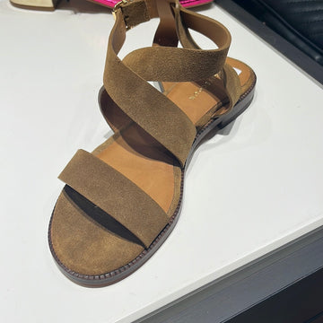 SANDALES 202 CUIR ECORCE SUEDE