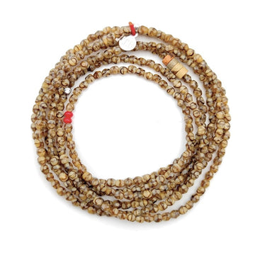 BRACELET-COLLIER 2 en 1 (6 TOURS F CARAMEL JOANNA)