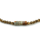 BRACELET-COLLIER 2 en 1 (6 TOURS F CARAMEL JOANNA)-3