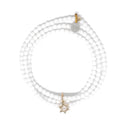 BRACELET-COLLIER 2 en 1 (3 TOURS F BLANC MAGUEN GOLD)-1