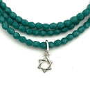 BRACELET-COLLIER 2 en 1 (3 TOURS F TURQUOISE PERSIAN MAGUEN)-1