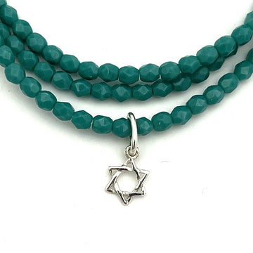 BRACELET-COLLIER 2 en 1 (3 TOURS F TURQUOISE PERSIAN MAGUEN)