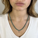 BRACELET-COLLIER 2 en 1 (3 TOURS F TURQUOISE PERSIAN MAGUEN)-4