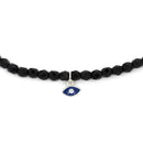 BRACELET-COLLIER 2 EN 1 (2 TOURS ADO ET F NOIR MATAKI)-2