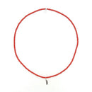 BRACELET-COLLIER 2 en 1 (3 TOURS F ROUGE PLUME NEW)-2