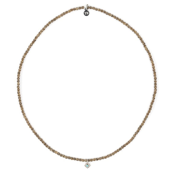 BRACELET-COLLIER 2 en 1 (3 TOURS F CARAMEL SHAMAN)
