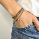 BRACELET-COLLIER 2 en 1 (3 TOURS F CARAMEL SHAMAN)-4