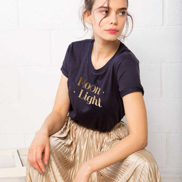 T-Shirt Bleu Moon Light FAUBOURG 54