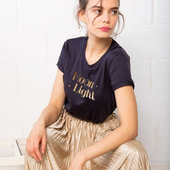T-Shirt Bleu Moon Light FAUBOURG 54