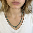 BRACELET-COLLIER 2 en 1 (3 TOURS F TURQUOISE PERSIAN TIGRE)-1